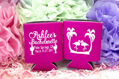 Pink Bachelorette Can Cooler