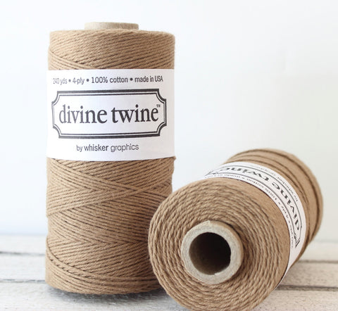 Brown Solid Divine Twine