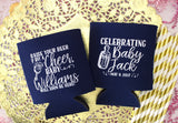 Raise Your Beer Baby Shower Can Cooler