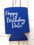 Happy Birthday Cheers Can Cooler