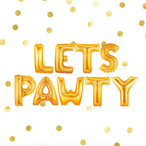 Let's Pawty Balloons