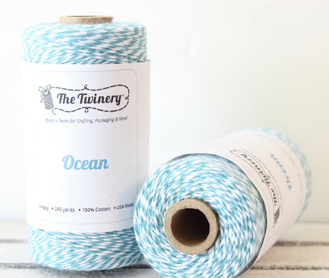 Light Blue Stripe Twinery Twine