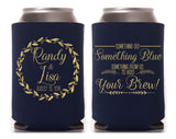 Something Old Something New Wedding Can Cooler