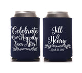 Celebrate Wedding Can Cooler