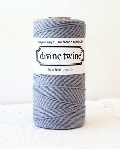 Gray Solid Divine Twine