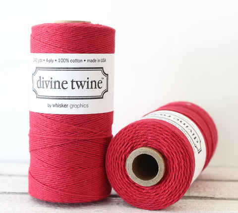 Red Solid Divine Twine