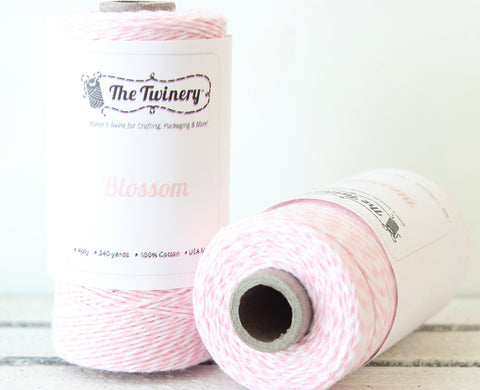 Light Pink Stripe Twinery Twine