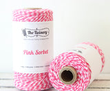 Hot Pink Stripe Twinery Twine