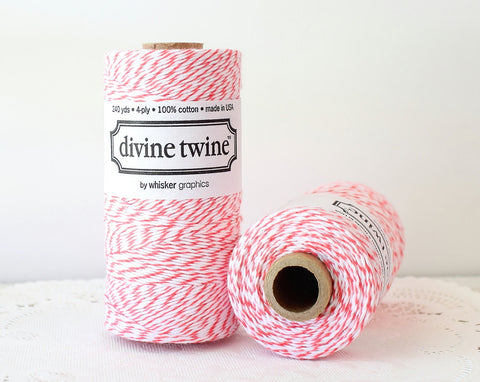 Coral Stripe Divine Twine