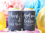 Cheers to Many Years & Cold Beers Wedding Can Cooler