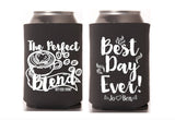 The Perfect Blend Wedding Can Cooler