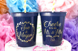 Cheers to Mr & Mrs Wedding Cups,