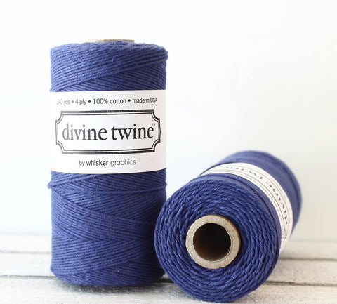 Navy Solid Divine Twine