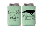 North Carolina Wedding Can Cooler