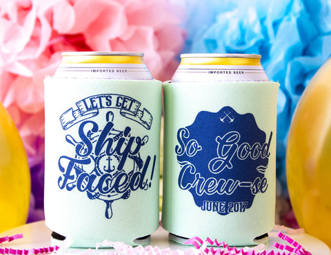 Let's Get Ship Faced Bachelorette Can Cooler