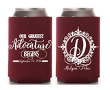 Greatest Adventure Monogram Can Cooler