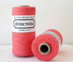 Coral Solid Divine Twine