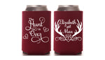 The Hunt Is Over Wedding Can Cooler
