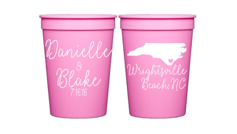 Custom Wedding Cups