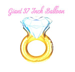 Gold Diamond Ring Balloon