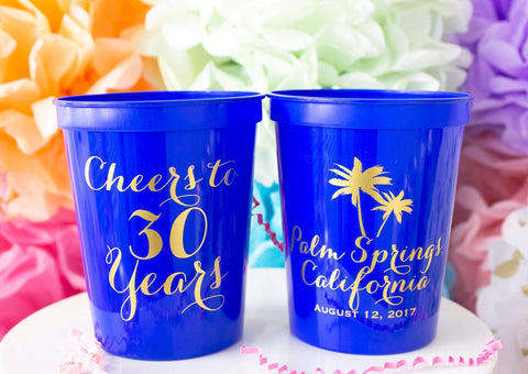 Cheers to 30 Years Cups