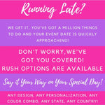 To Have and to Hold Stadium Cup - Monogram Cups - Wedding Favors - Cocktail Cups - Reusable Cups - Reception Cups - Bridal Shower Favors