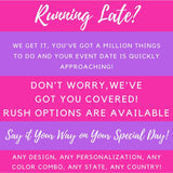 To Have and to Hold Stadium Cup - Monogram Cups - Wedding Favors - Cocktail Cups - Reusable Cups - Reception Cups - Bridal Shower Favors