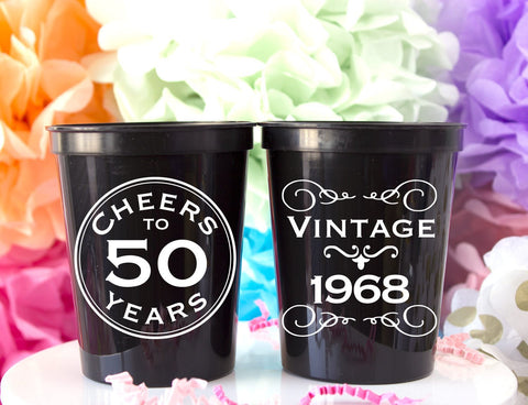 Cheers to 50 Years Cups