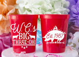 BBQ Birthday Party Cups