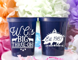 BBQ Birthday Party Cups