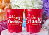 Merry Christmas Party Cups