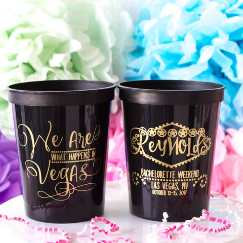 Vegas Bachelorette Cups