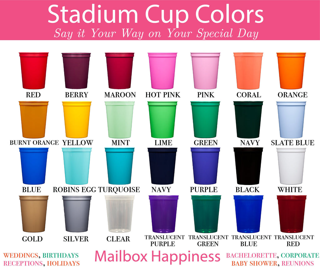 Personalized 60th Birthday Party Favor Cups Custom Cup (20057