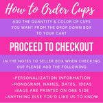 Bachelorette Cups