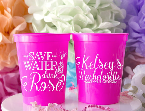 Georgia Bachelorette Stadium Cup - Savannah Georgia Cup - Bachelorette Favors - Bachelorette Weekend Cup - Hen Party Favor - Cocktail Cups