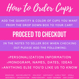 Wedding Stadium Cups Personalized Wedding Favors for Guests Infinity Cups Custom Plastic Wedding Cups Modern Wedding Party Cups for Wedding