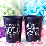 Beach Bachelorette Cups