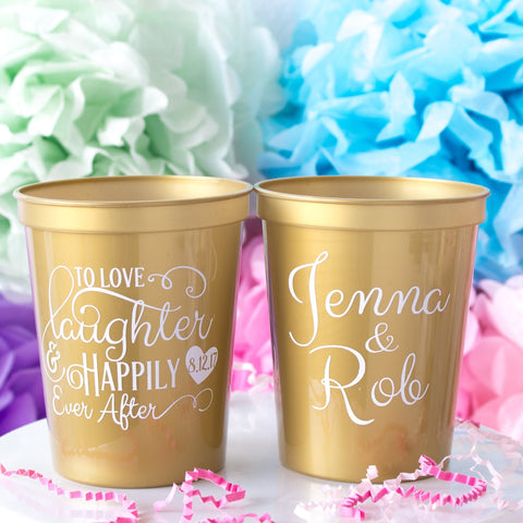 Gold Wedding Cups