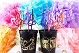 Cheers Bitches Bachelorette Cups Beach Bachelorette Decor Hen Party Personalized Cups Wedding Party Cups Bridal Party Gift Stadium Cups