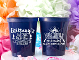 Bachelorette Party Favors Bachelorette Party Cups Lake Bachelorette Bridesmaid Gift Hen Party Cups Bridal Shower Cup River Beach Lodge