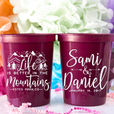 Colorado Wedding Cups