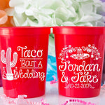 Taco Wedding Personalized Cups for Wedding