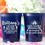 Bachelorette Party Favors Bachelorette Party Cups Lake Bachelorette Bridesmaid Gift Hen Party Cups Bridal Shower Cup River Beach Lodge