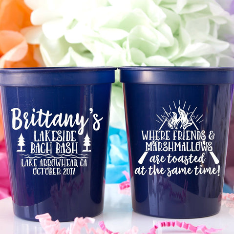 Bachelorette Party Favors Bachelorette Party Cups Lake Bachelorette Bridesmaid Gift Hen Party Cups Bridal Shower Cup River Beach Lodge