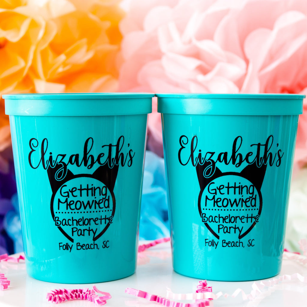 Party Cups, Personalized Party Cups, Bridesmaid Party Favor