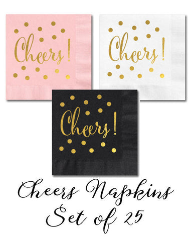 Pink Cheers Napkins